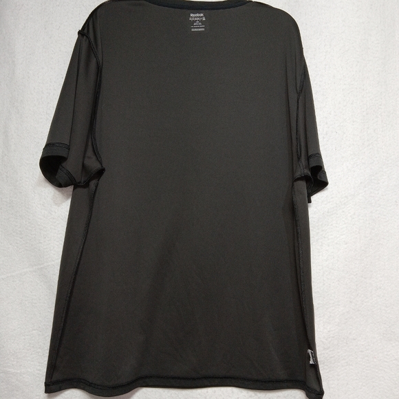 Reebok Men's Short Sleeve T-Shirt Size XXL Black/Gray - Picture 5 of 5